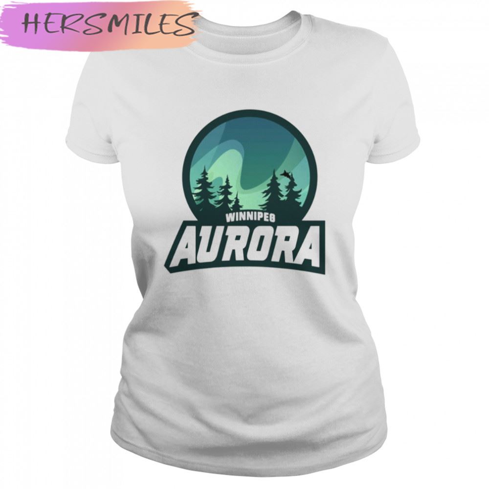 Winnipeg Aurora Alternate Simulation Hockey League T-shirt