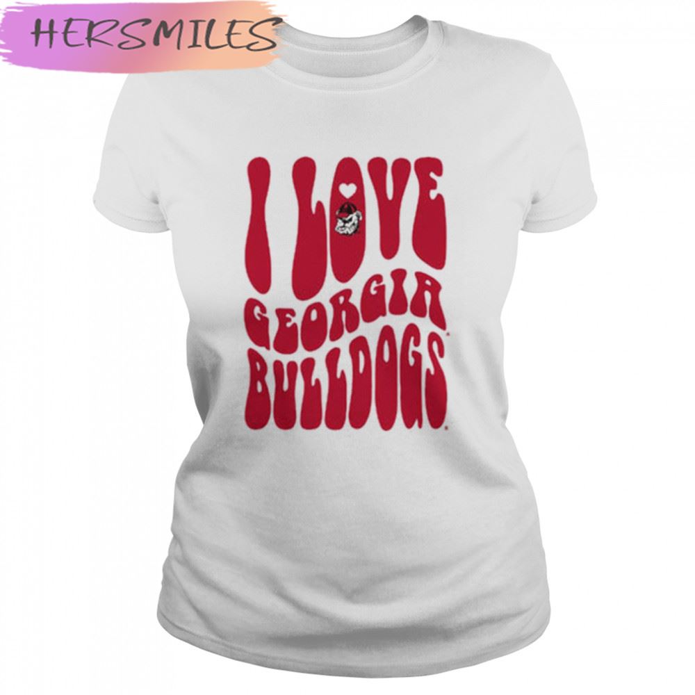 I love Georgia Bulldogs football 2022 T-shirt