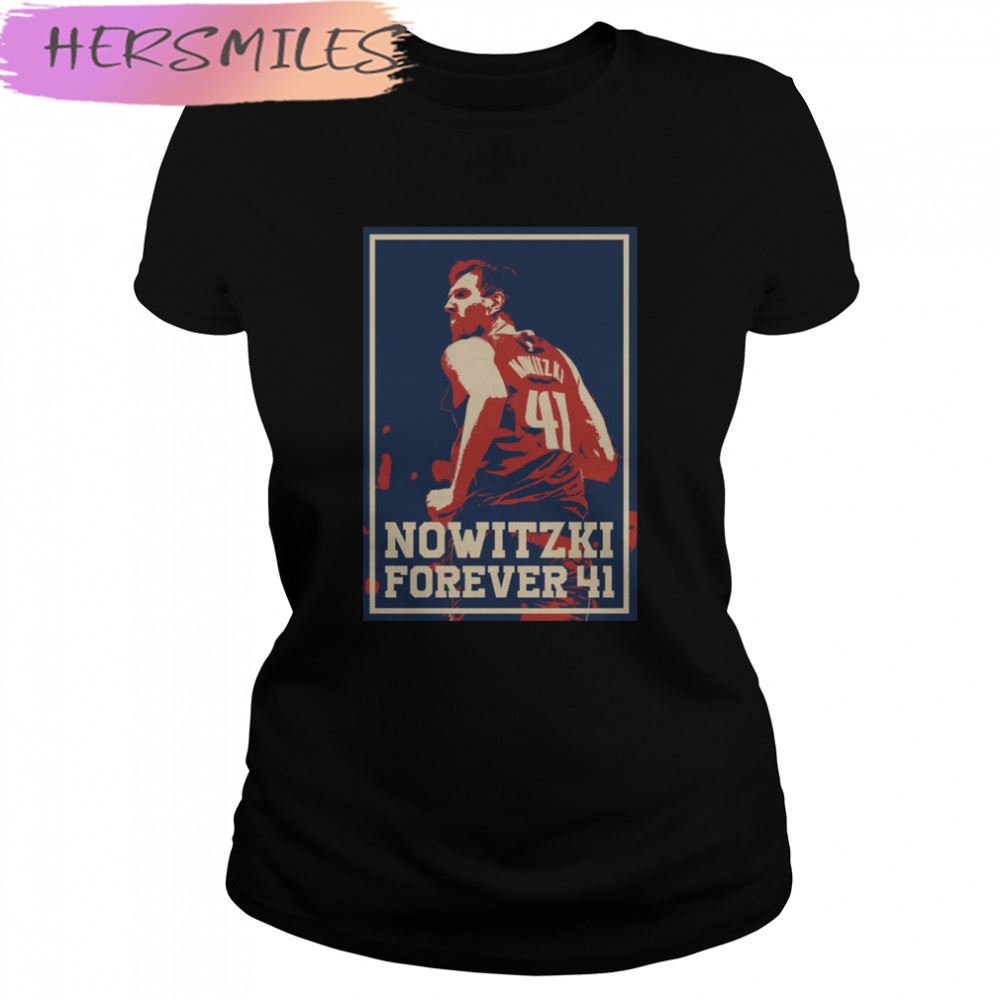 Navy Champion Dirk Nowitzki T-shirt