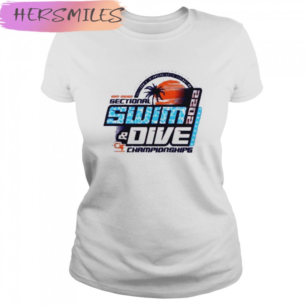 2022 cif-sds championship swim and dive T-shirt