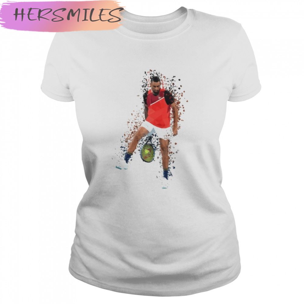 Polygon Colorful Tennis Art Nick Kyrgios shirt