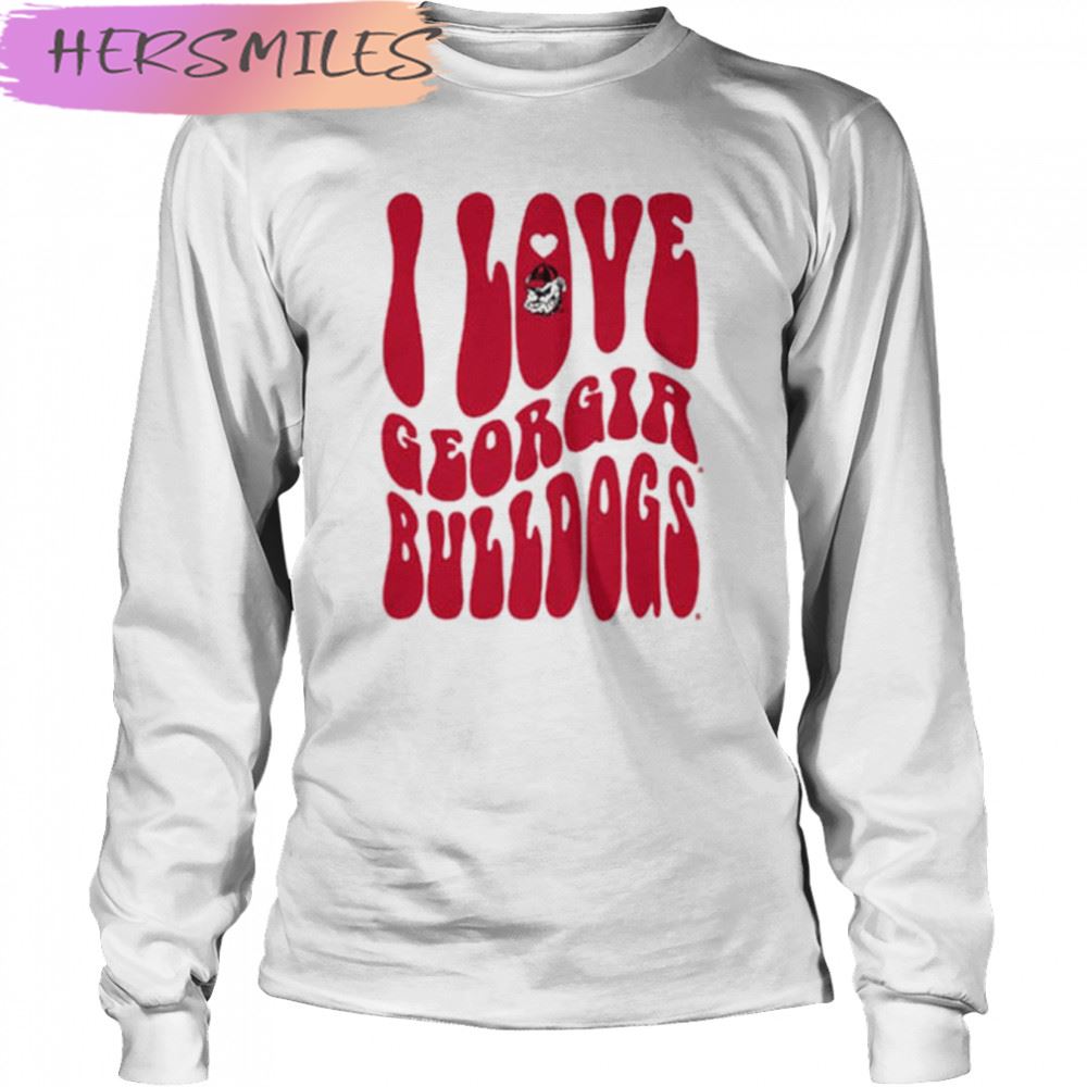 I love Georgia Bulldogs football 2022 T-shirt I love Georgia Bulldogs football 2022 T-shirt