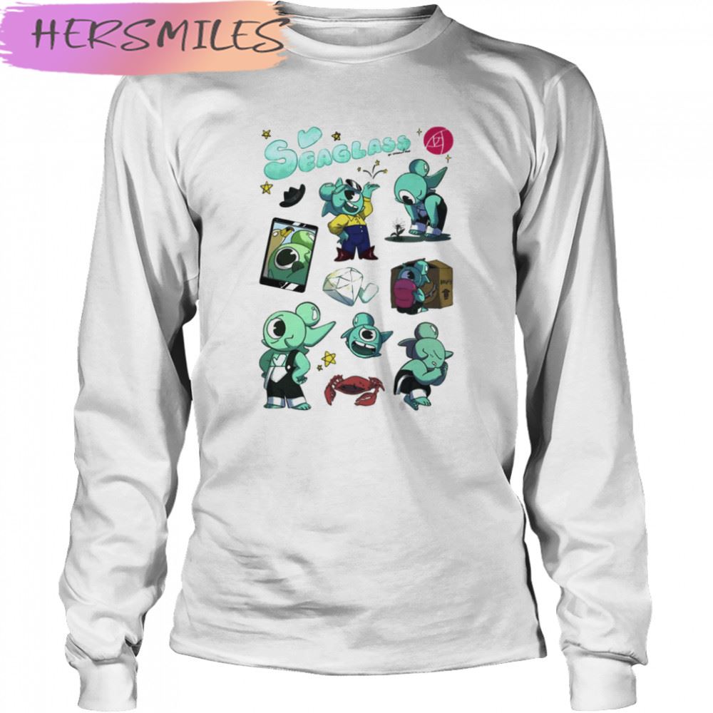 Wdau Seaglass Character T-shirt Wdau Seaglass Character T-shirt