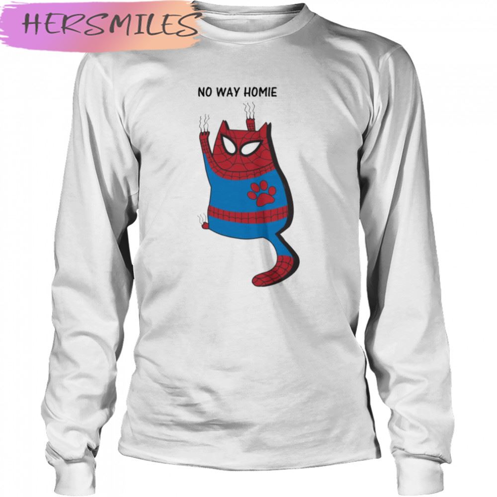 No Way Homie Spider Cat Cute Spiderman T-shirt No Way Homie Spider Cat Cute Spiderman T-shirt