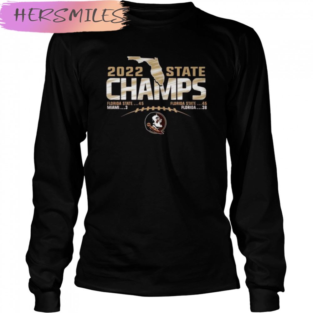 Ncaa 2022 florida state seminoles state champions football score T-shirt Ncaa 2022 florida state seminoles state champions football score T-shirt