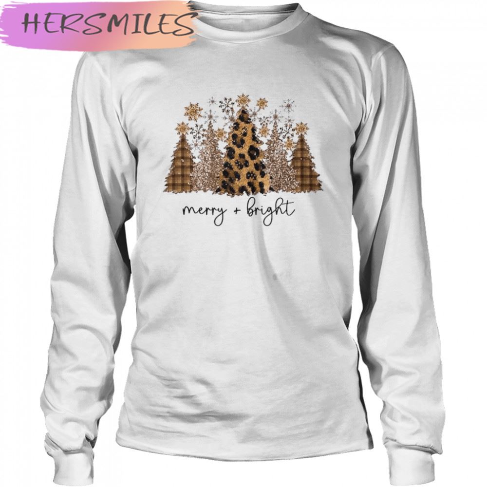 Merry And Bright Tree Christmas 2022 T-shirt Merry And Bright Tree Christmas 2022 T-shirt