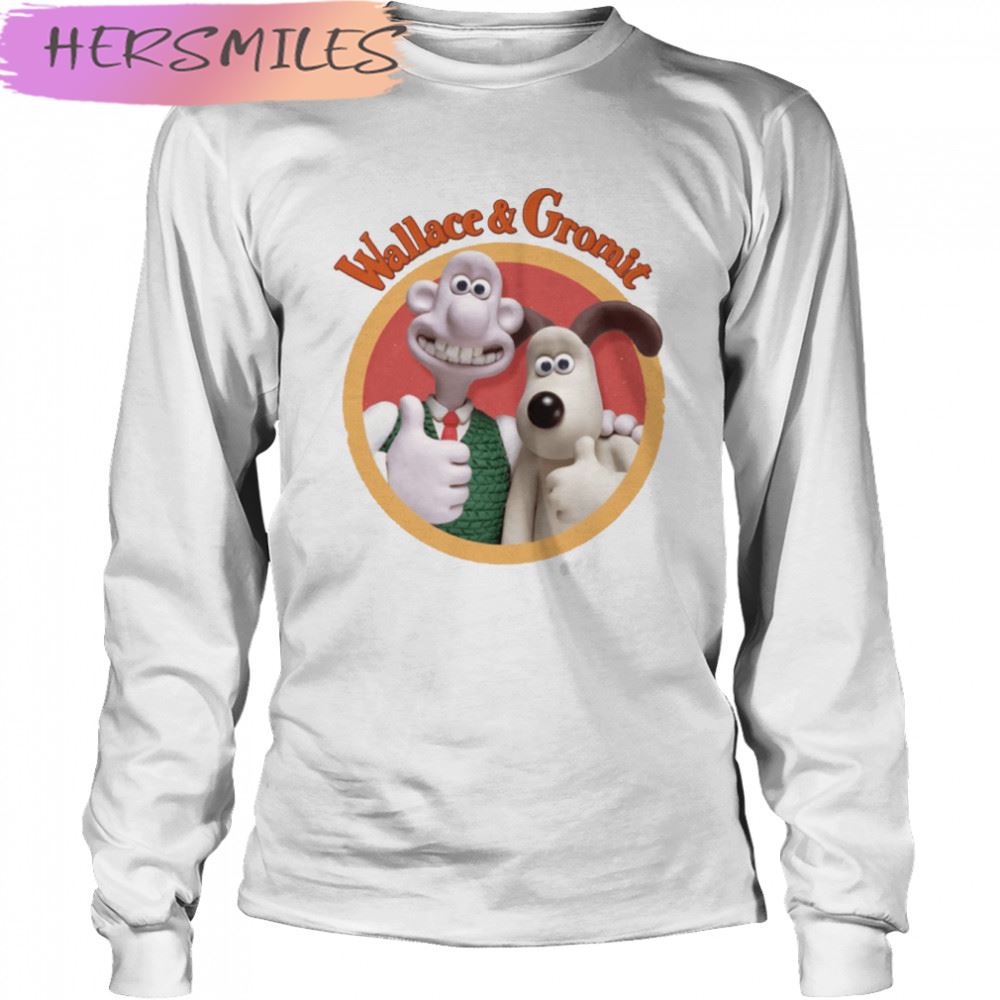 Wallace And Gromit Cute Characters T-shirt Wallace And Gromit Cute Characters T-shirt