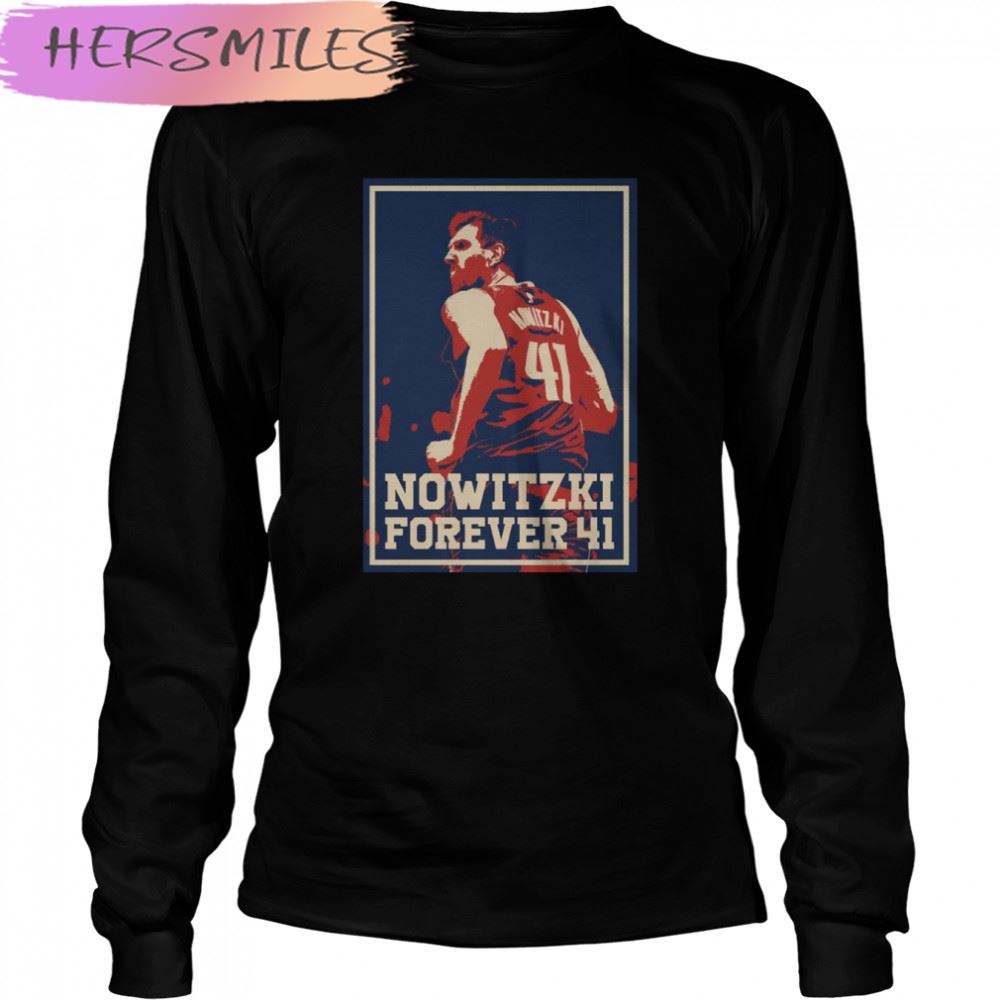 Navy Champion Dirk Nowitzki T-shirt Navy Champion Dirk Nowitzki T-shirt