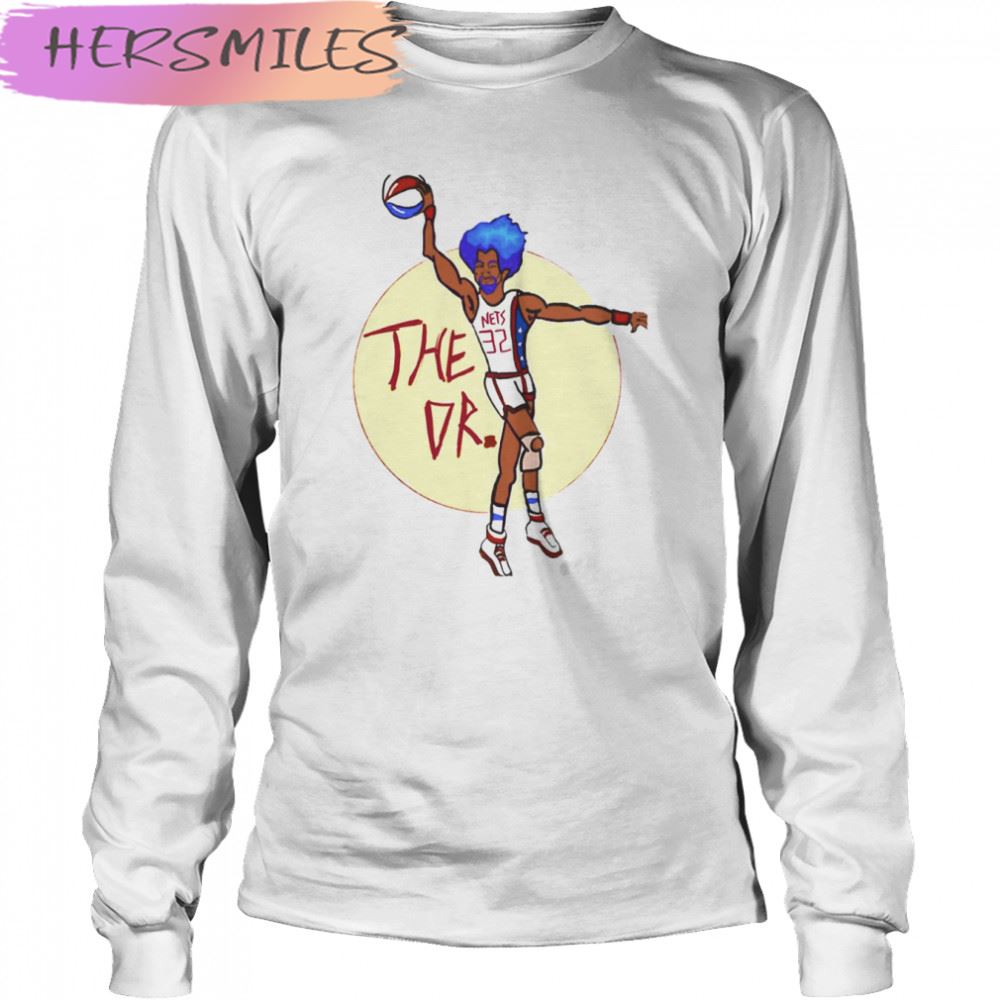 The Doctor Of Basketball Cartoon Design Julius Erving T-shirt The Doctor Of Basketball Cartoon Design Julius Erving T-shirt