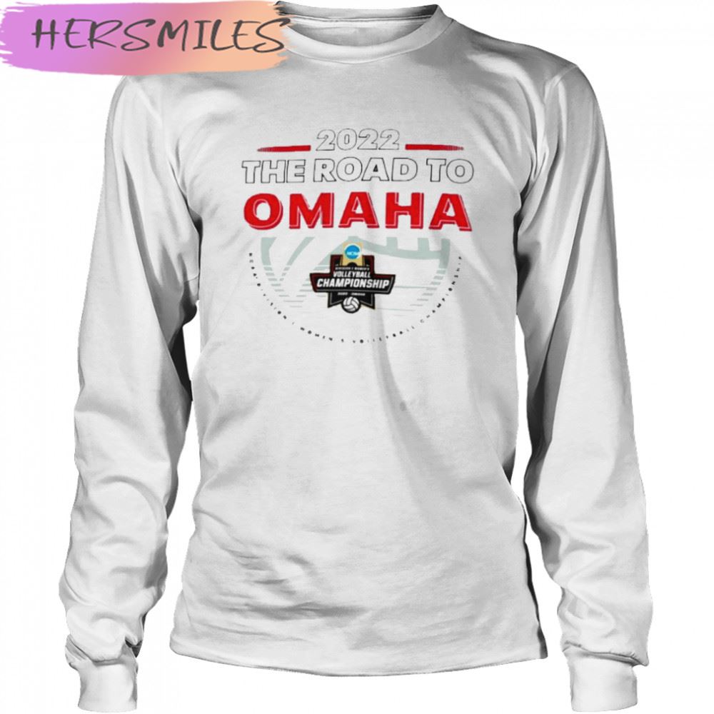 2022 The Road To Omaha NCAA Division I Women’s Volleyball Championship T-shirt 2022 The Road To Omaha NCAA Division I Women’s Volleyball Championship T-shirt
