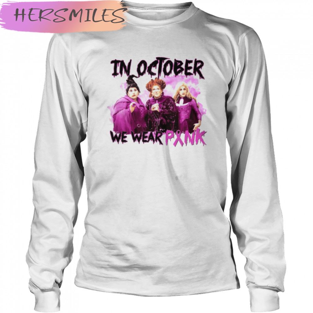 Sanderson Witches Breast Cancer T-shirt Sanderson Witches Breast Cancer T-shirt