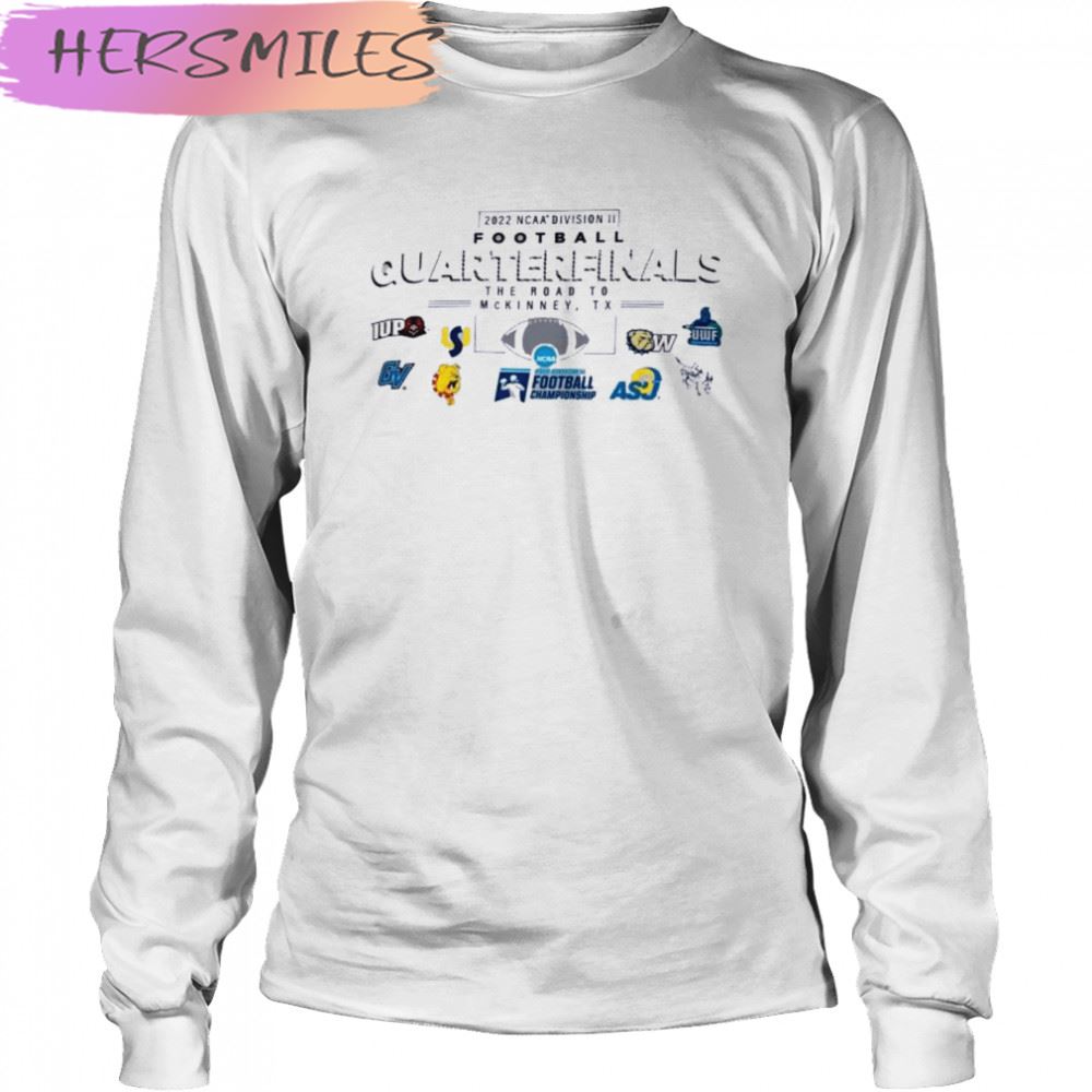 2022 NCAA Division II Football Quarterfinals The Road To McKinney T-shirt 2022 NCAA Division II Football Quarterfinals The Road To McKinney T-shirt