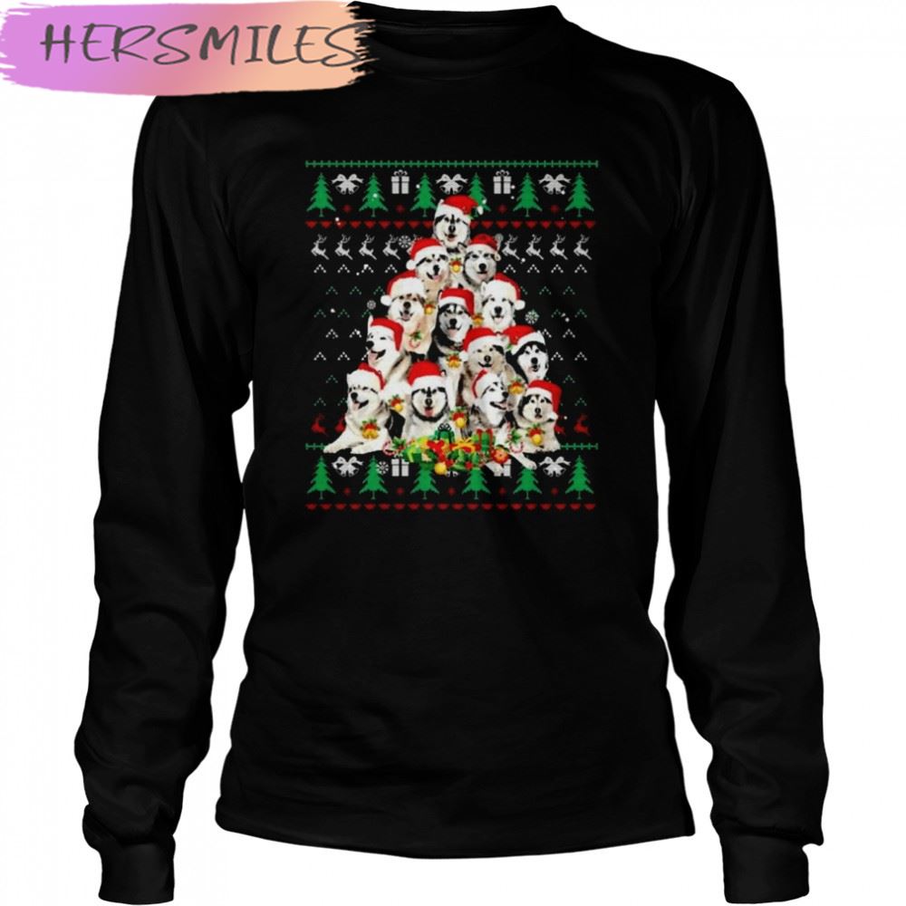 Alaskan Malamute Christmas Dog Lover Shirt Ugly shirt Alaskan Malamute Christmas Dog Lover Shirt Ugly shirt
