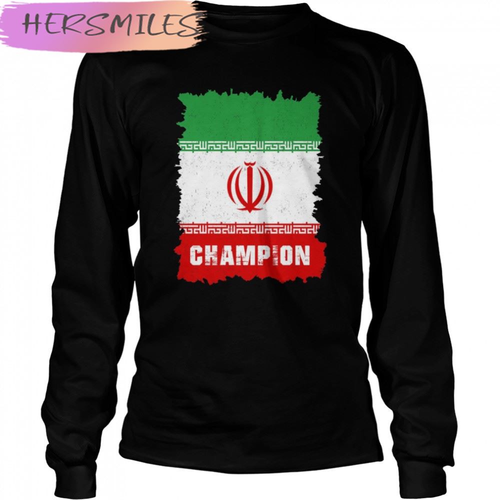World Cup 2022 Iran Flag Football Team Champion Retro shirt World Cup 2022 Iran Flag Football Team Champion Retro shirt