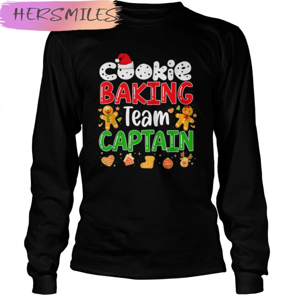 Christmas Cookie Baking Team Captain Family Matching Xmas T-shirt Christmas Cookie Baking Team Captain Family Matching Xmas T-shirt