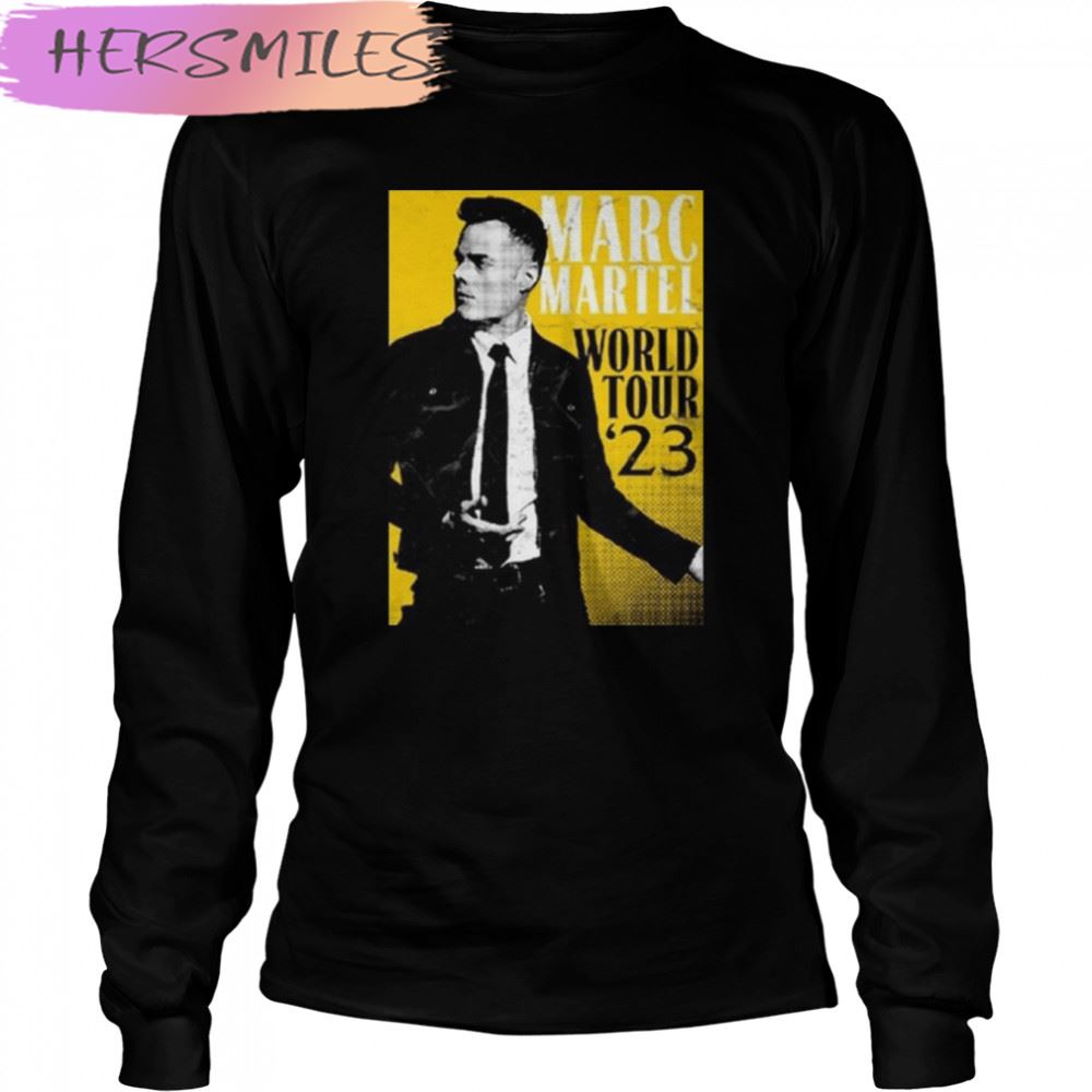 Marc Martel World Tour 2023 T-shirt Marc Martel World Tour 2023 T-shirt