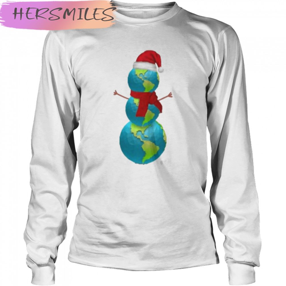 Earth Snowman T-shirt Earth Snowman T-shirt