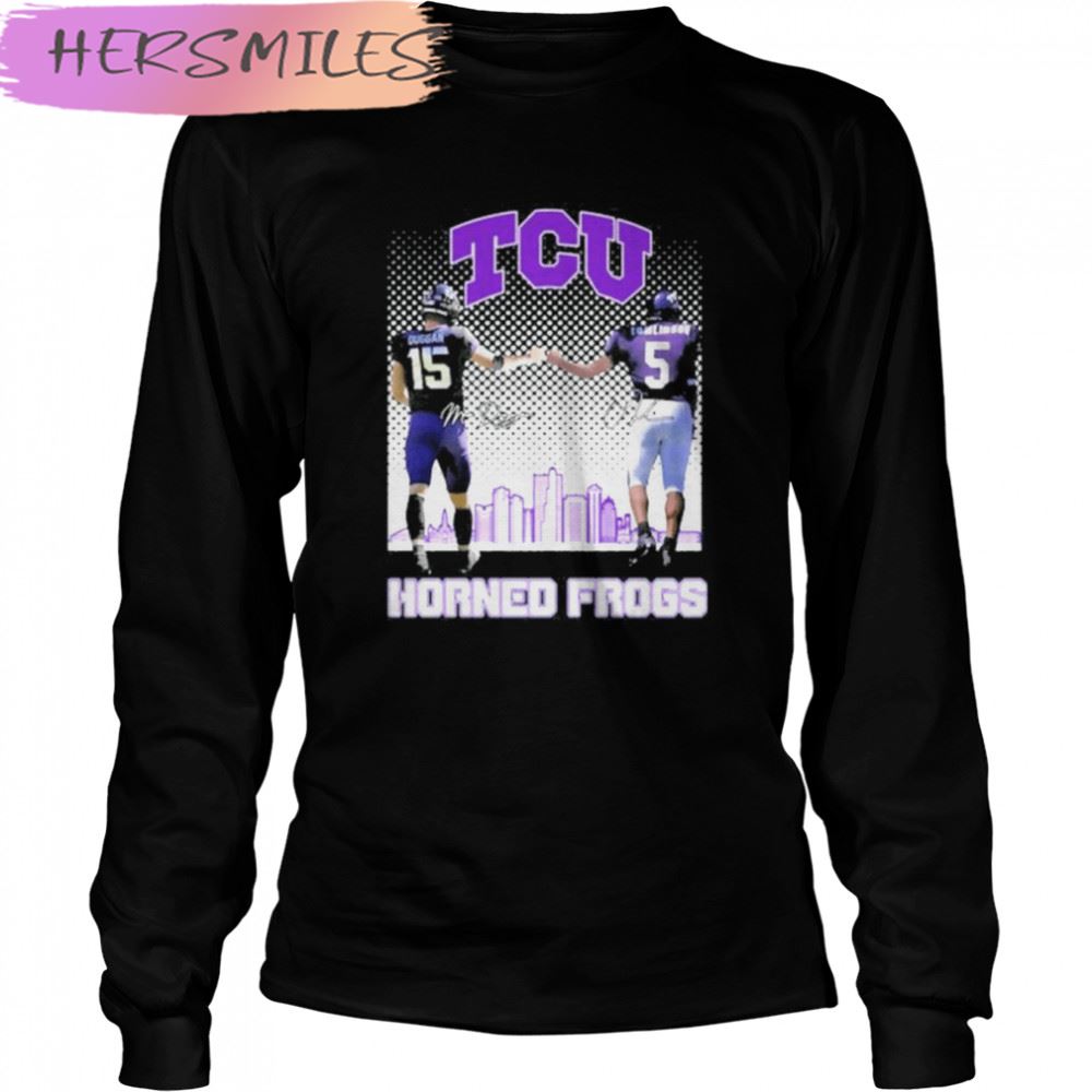TCU Horned Frogs team Duggan and Tomlinson champions T-shirt TCU Horned Frogs team Duggan and Tomlinson champions T-shirt