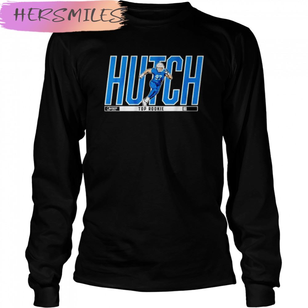 hutch 97 Aidan Hutchinson Detroit Lions Pepsi Top Rookie T-shirt hutch 97 Aidan Hutchinson Detroit Lions Pepsi Top Rookie T-shirt