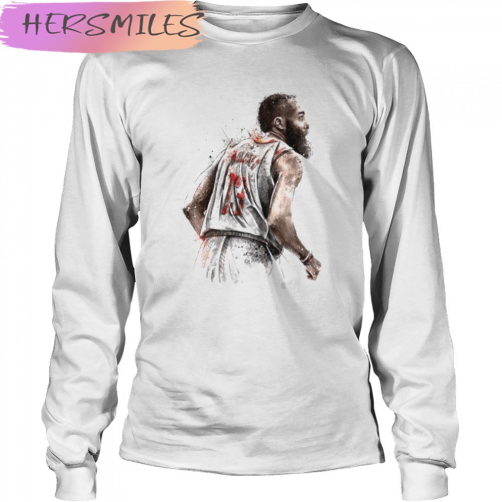 Art James Harden Illustration Basketball T-shirt Art James Harden Illustration Basketball T-shirt