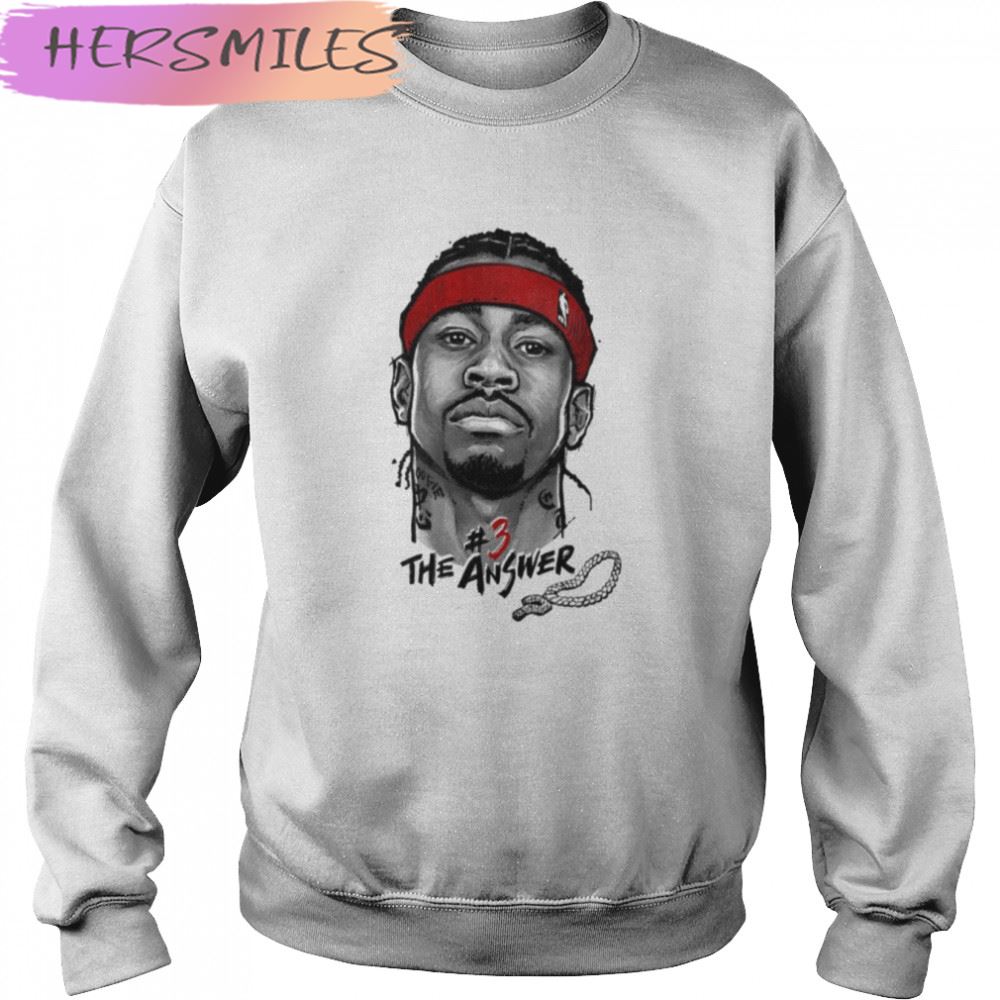 Allen Iverson The Answer 3 Illustration T-shirt Allen Iverson The Answer 3 Illustration T-shirt