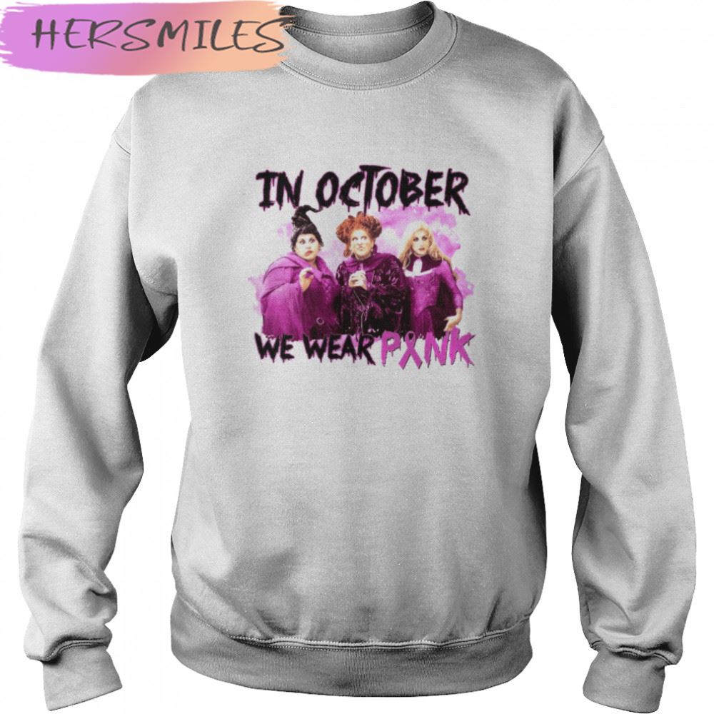 Sanderson Witches Breast Cancer T-shirt Sanderson Witches Breast Cancer T-shirt