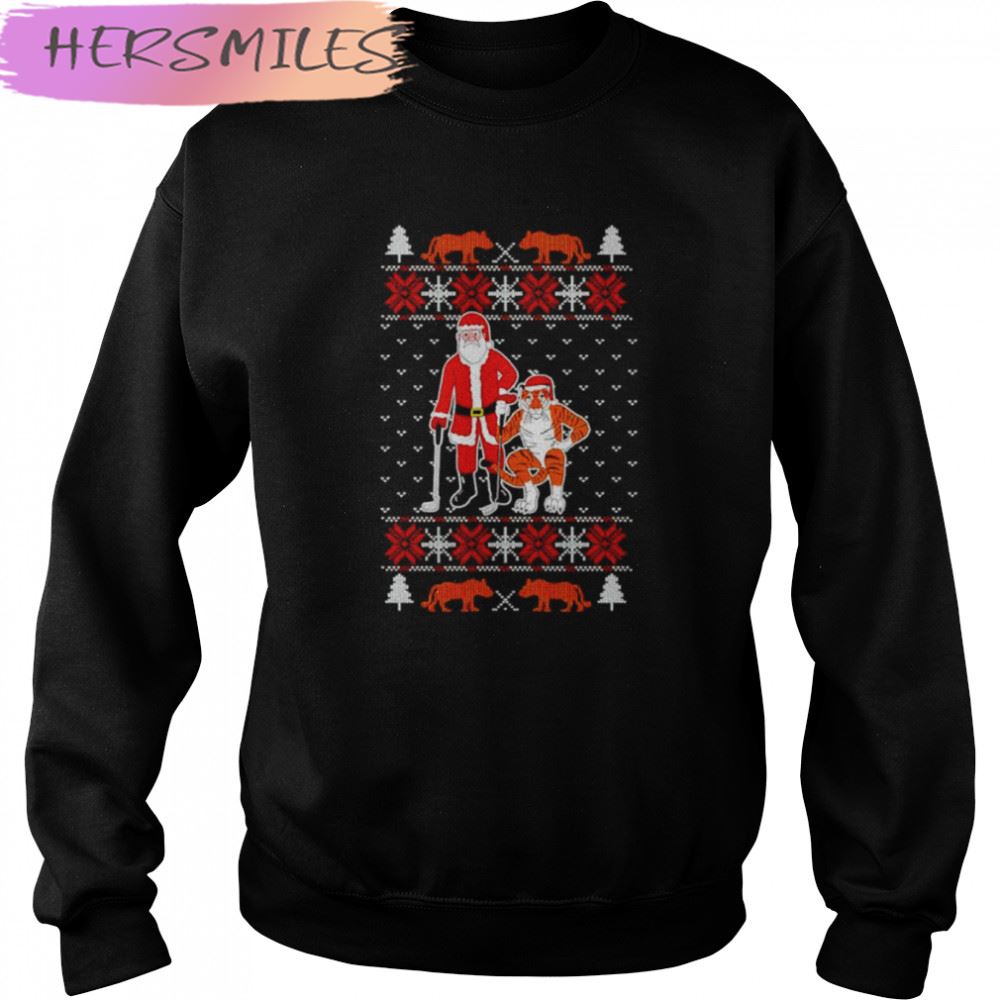 Santa Claus Golf Tiger Vision Christmas 2022 T-shirt Santa Claus Golf Tiger Vision Christmas 2022 T-shirt