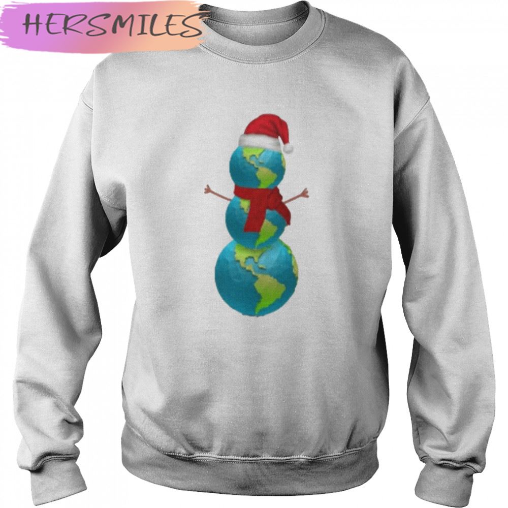 Earth Snowman T-shirt Earth Snowman T-shirt