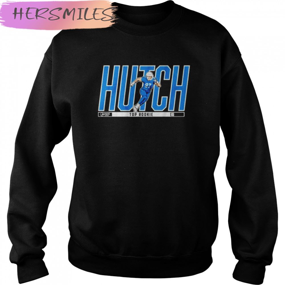 hutch 97 Aidan Hutchinson Detroit Lions Pepsi Top Rookie T-shirt hutch 97 Aidan Hutchinson Detroit Lions Pepsi Top Rookie T-shirt