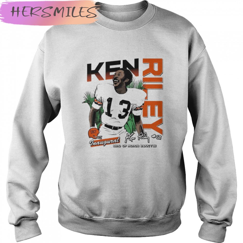 Ken Riley Inaugural Ring of Honor Inductee signature T-shirt Ken Riley Inaugural Ring of Honor Inductee signature T-shirt