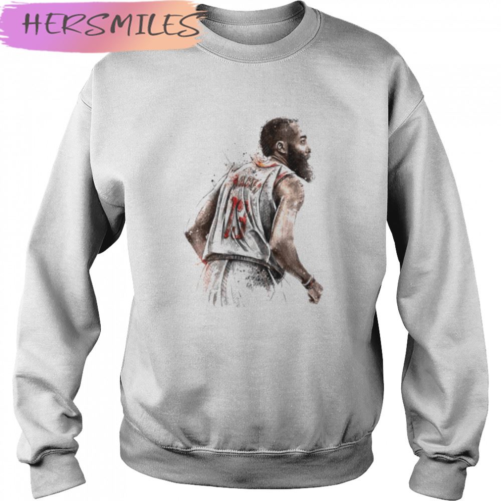 Art James Harden Illustration Basketball T-shirt Art James Harden Illustration Basketball T-shirt