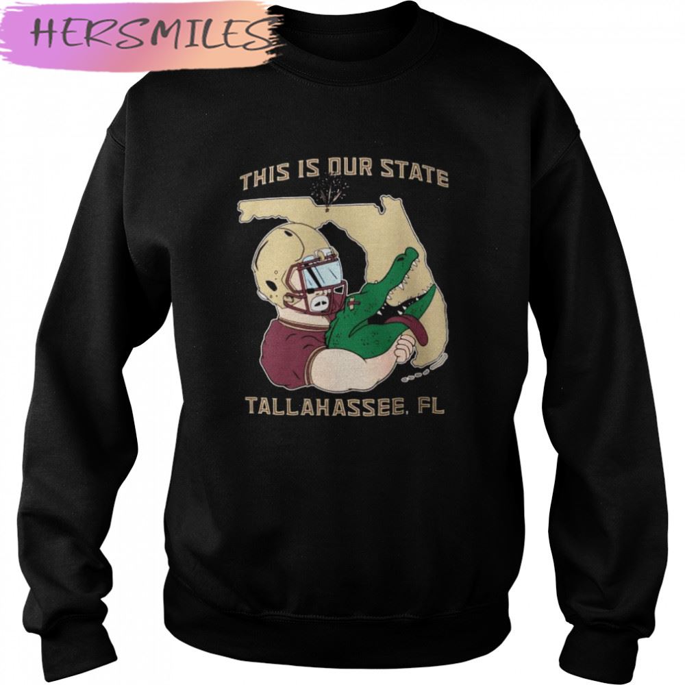 Florida State Seminoles Choke-Out This Is Our State Tallahassee T-shirt Florida State Seminoles Choke-Out This Is Our State Tallahassee T-shirt