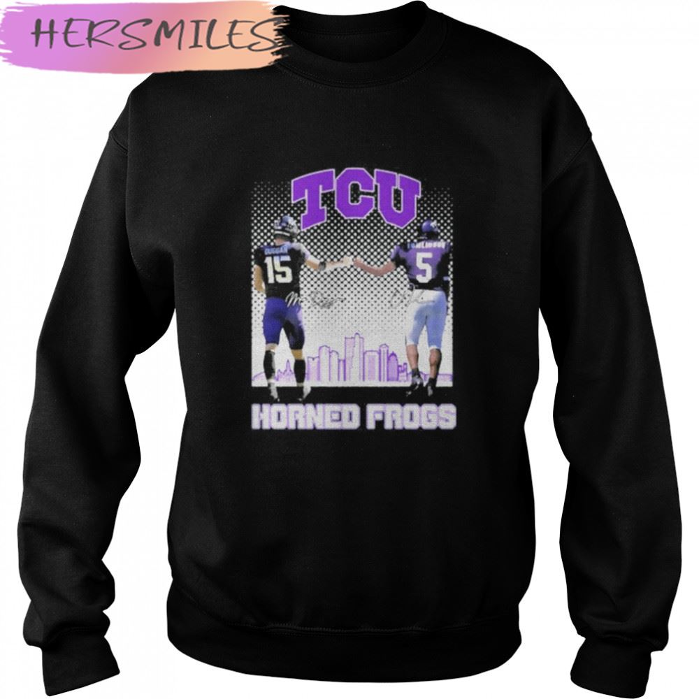 TCU Horned Frogs team Duggan and Tomlinson champions T-shirt TCU Horned Frogs team Duggan and Tomlinson champions T-shirt