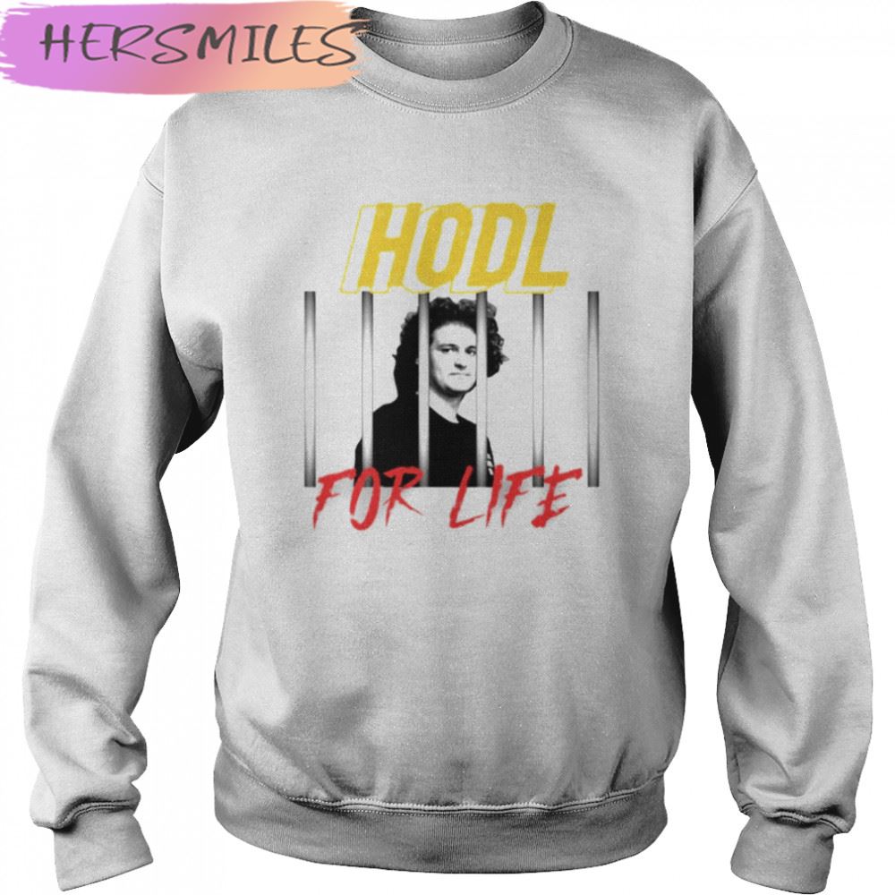 Sam Bankman Fried Hodl For Life T-shirt Sam Bankman Fried Hodl For Life T-shirt