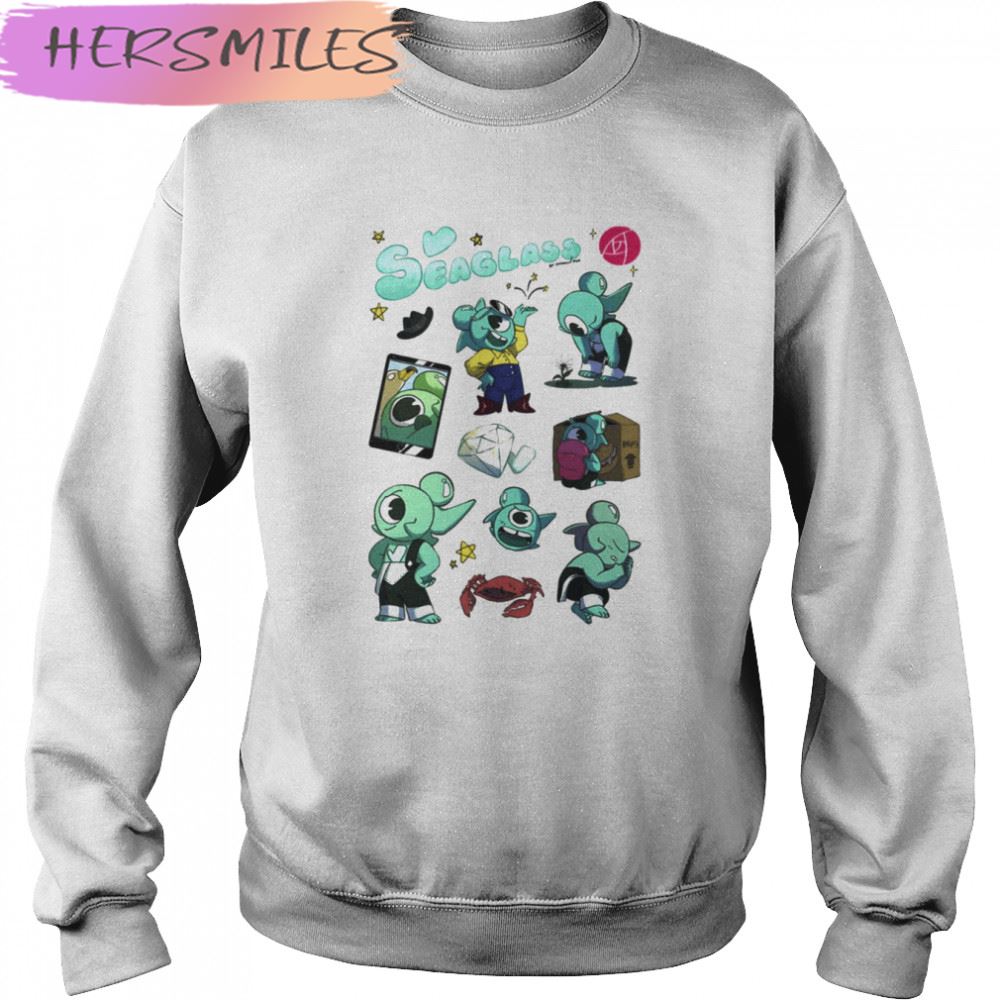 Wdau Seaglass Character T-shirt Wdau Seaglass Character T-shirt