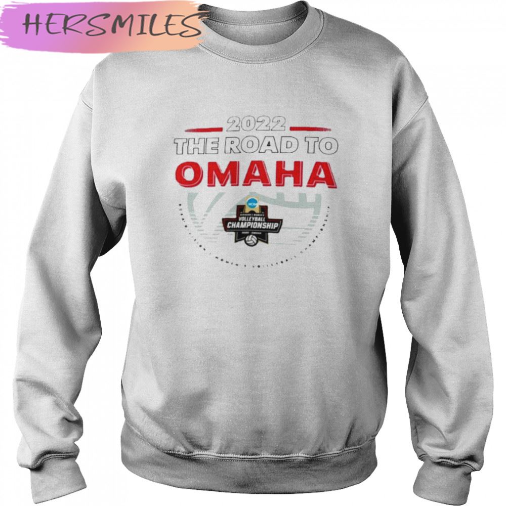 2022 The Road To Omaha NCAA Division I Women’s Volleyball Championship T-shirt 2022 The Road To Omaha NCAA Division I Women’s Volleyball Championship T-shirt