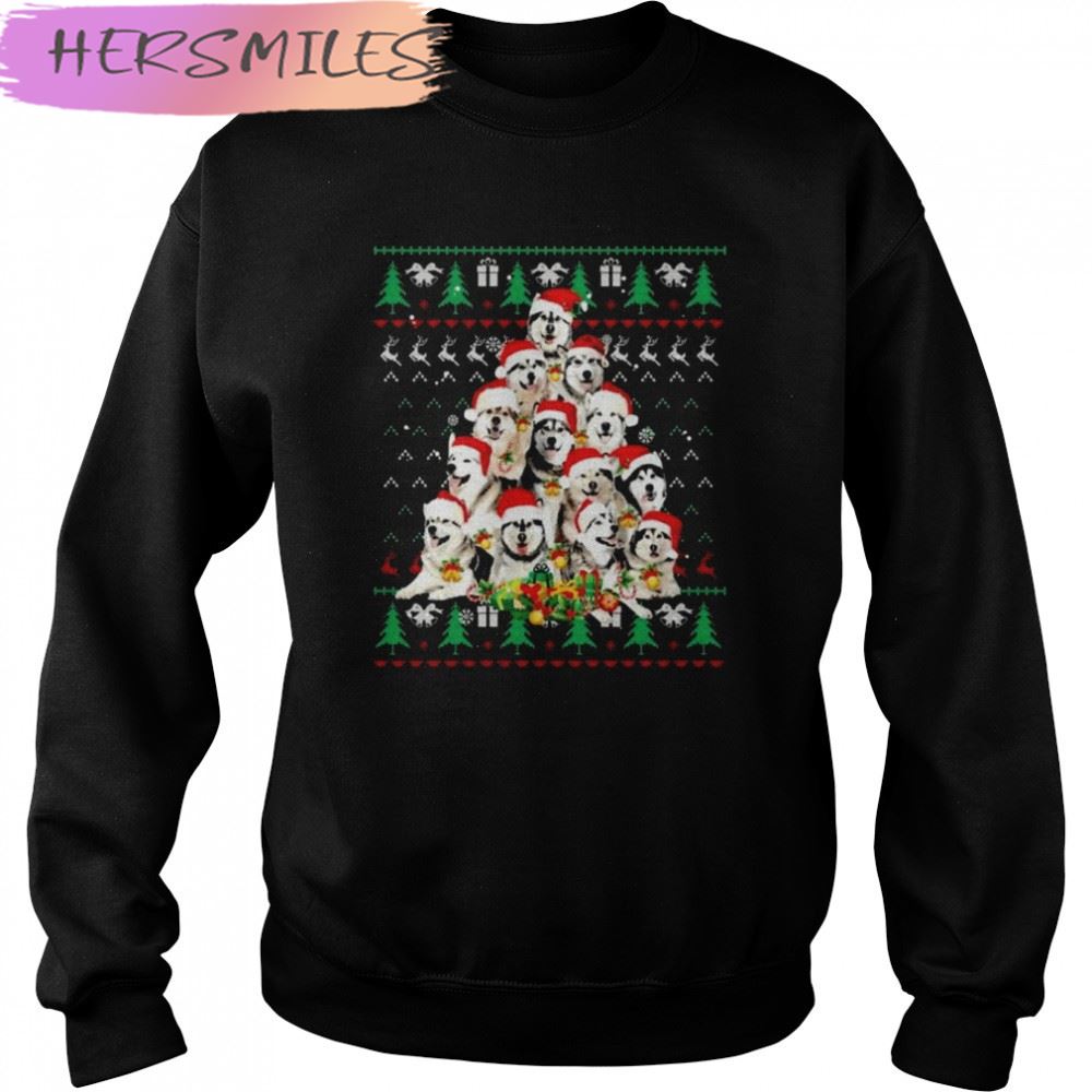 Alaskan Malamute Christmas Dog Lover Shirt Ugly shirt Alaskan Malamute Christmas Dog Lover Shirt Ugly shirt
