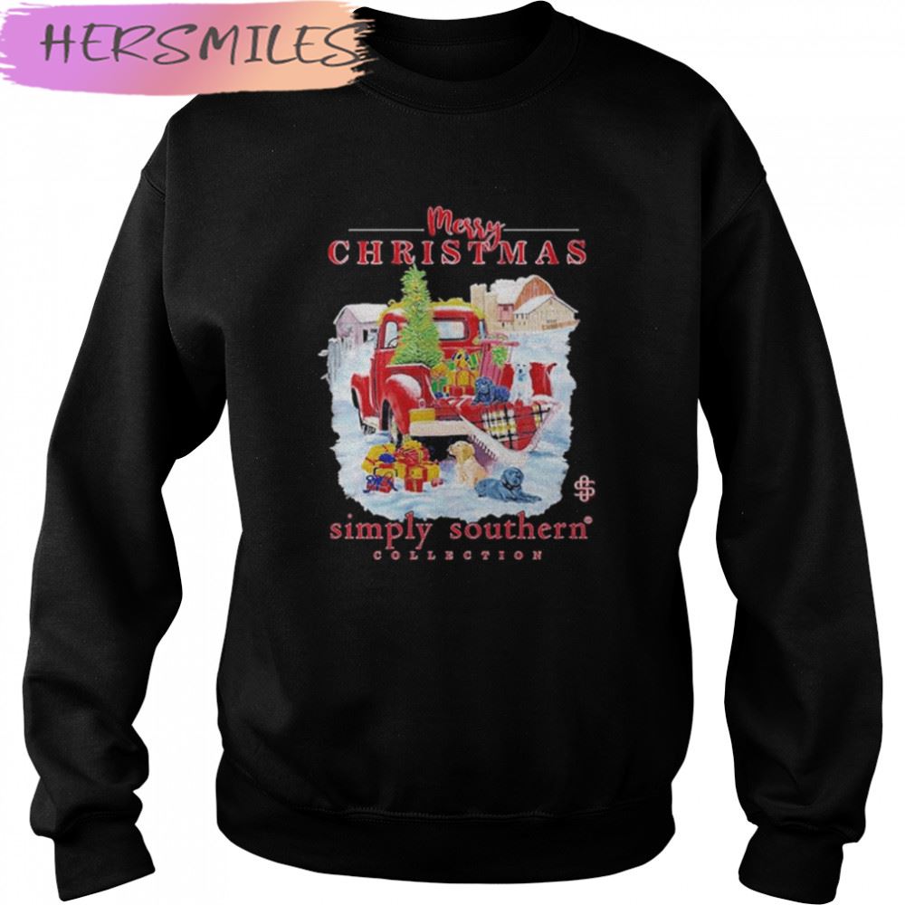 Merry Christmas Farm simply southern collection T-shirt Merry Christmas Farm simply southern collection T-shirt