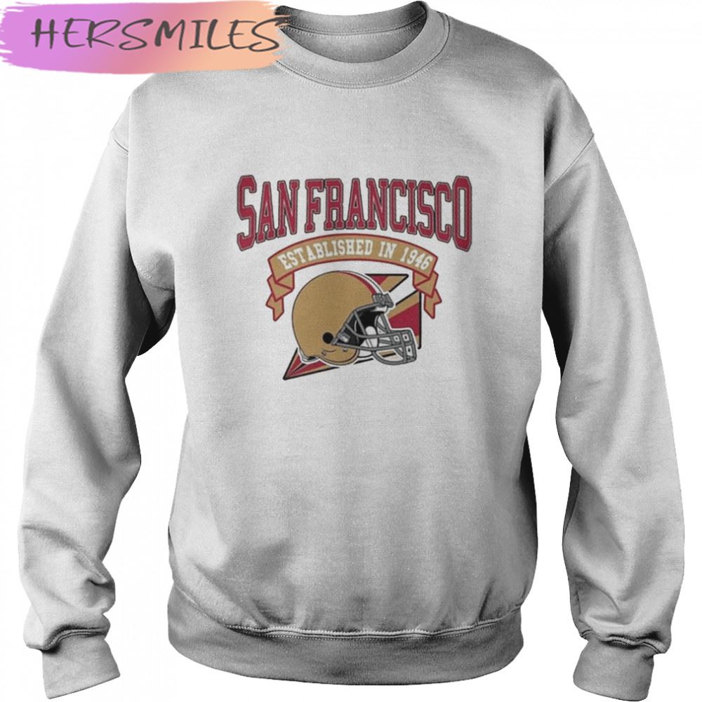 San Francisco 49ers Football Established In 1946 Vintage T-shirt San Francisco 49ers Football Established In 1946 Vintage T-shirt