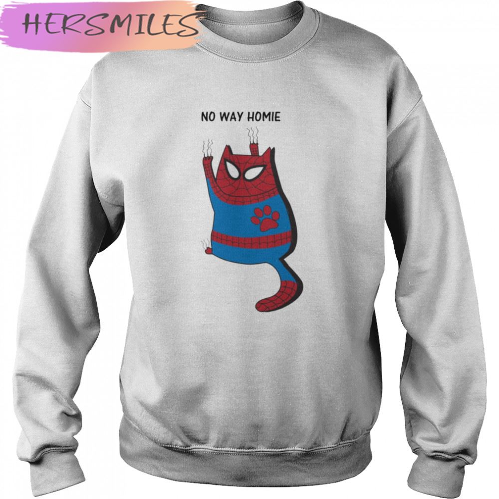 No Way Homie Spider Cat Cute Spiderman T-shirt No Way Homie Spider Cat Cute Spiderman T-shirt