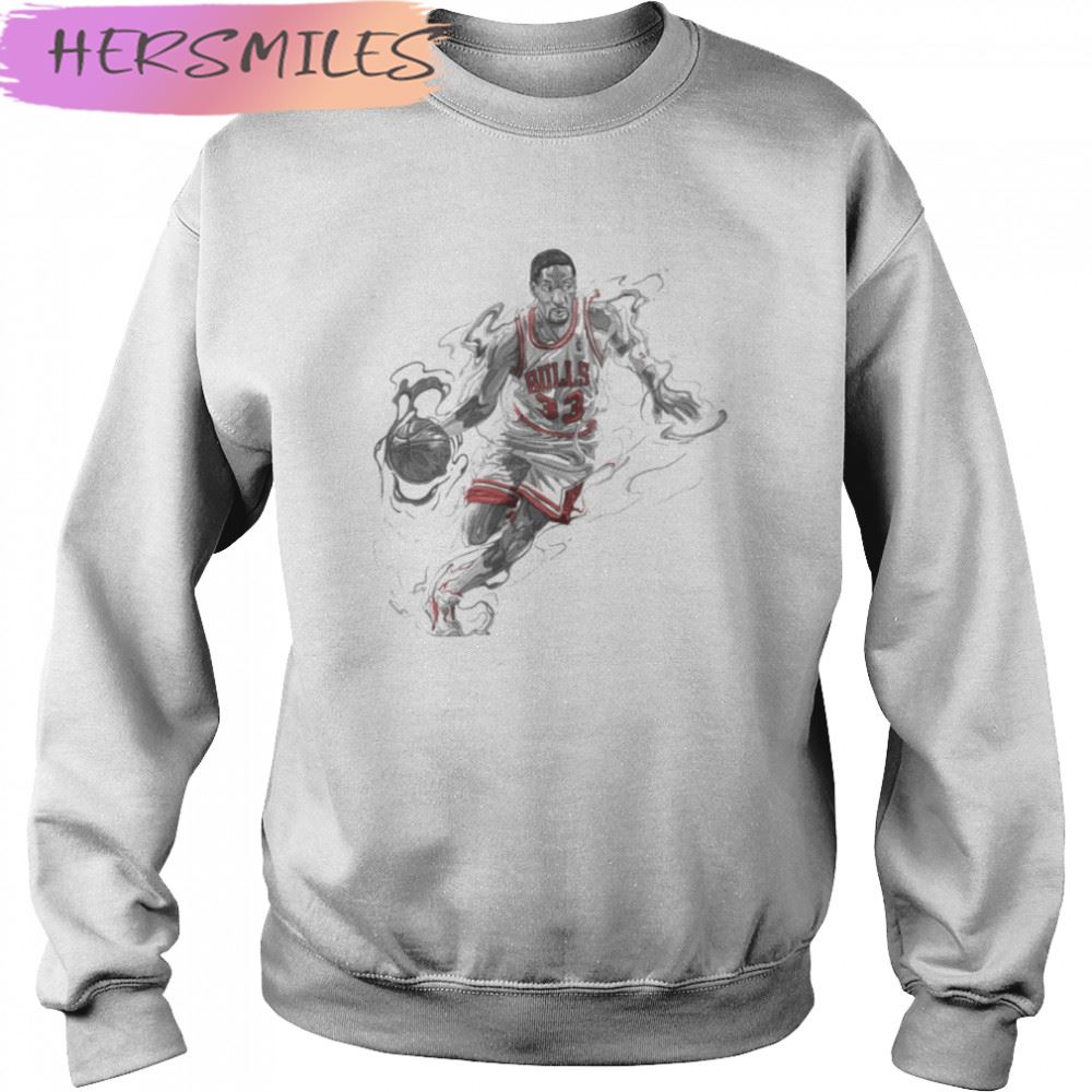Aesthetic Design Bulls Player Legend Scottie Pippen T-shirt Aesthetic Design Bulls Player Legend Scottie Pippen T-shirt