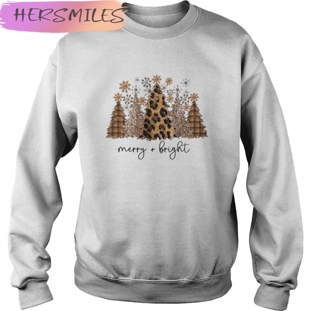 Merry And Bright Tree Christmas 2022 T-shirt Merry And Bright Tree Christmas 2022 T-shirt