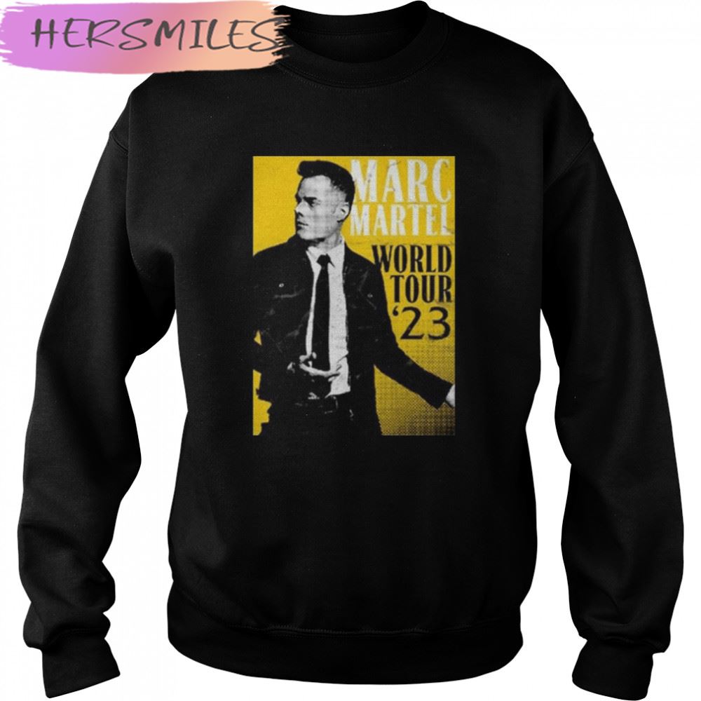 Marc Martel World Tour 2023 T-shirt Marc Martel World Tour 2023 T-shirt