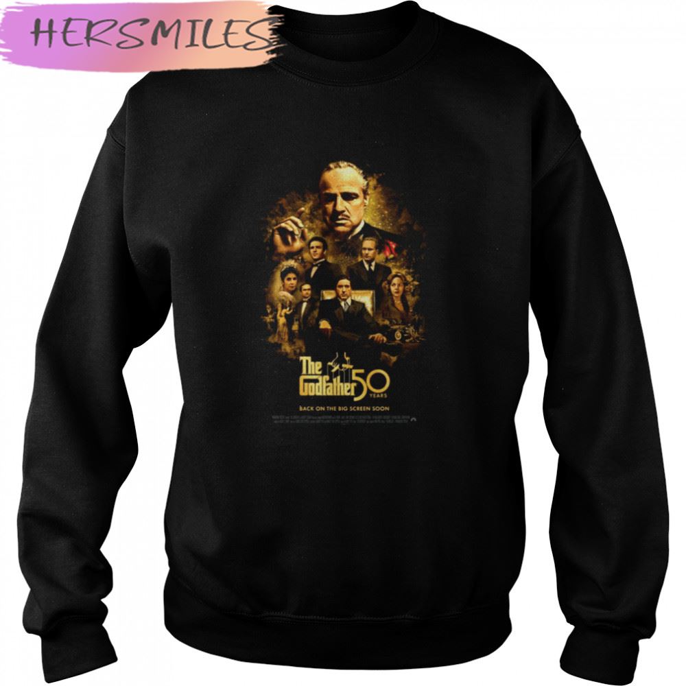 Fifty Anniversary The Godfather Characters T-shirt Fifty Anniversary The Godfather Characters T-shirt