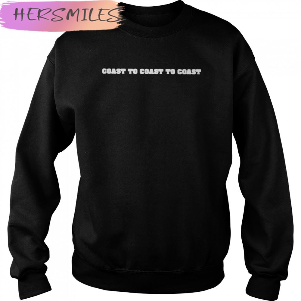 Peace love Canada coast to coast to coast T-shirt Peace love Canada coast to coast to coast T-shirt