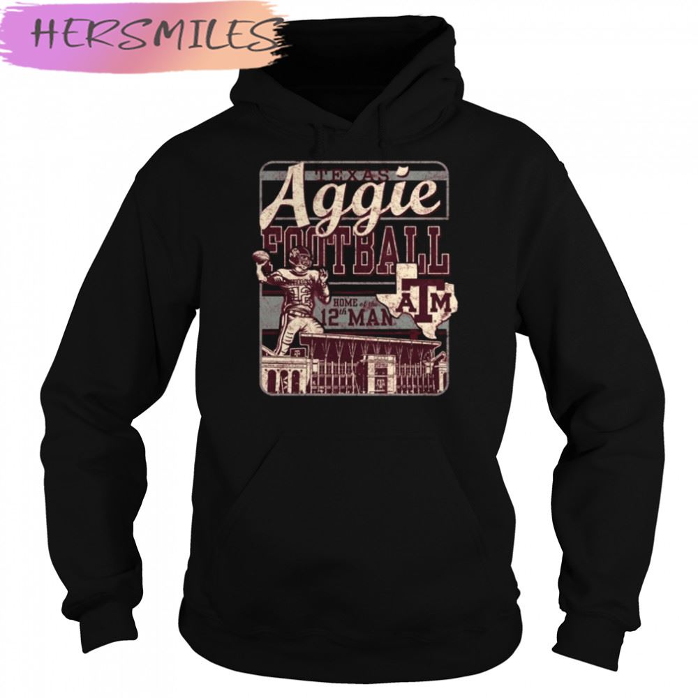 Texas Aggie Vintage Football Square Home Of The 12th Man T-shirt Texas Aggie Vintage Football Square Home Of The 12th Man T-shirt