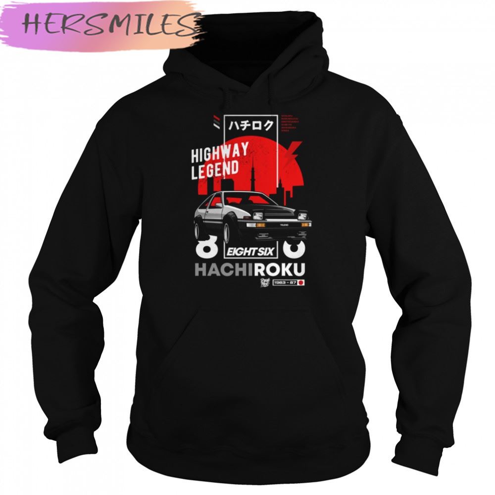 Toyota Ae86 Trueno Hachiroku Eight Six Initial D Jdm shirt Toyota Ae86 Trueno Hachiroku Eight Six Initial D Jdm shirt