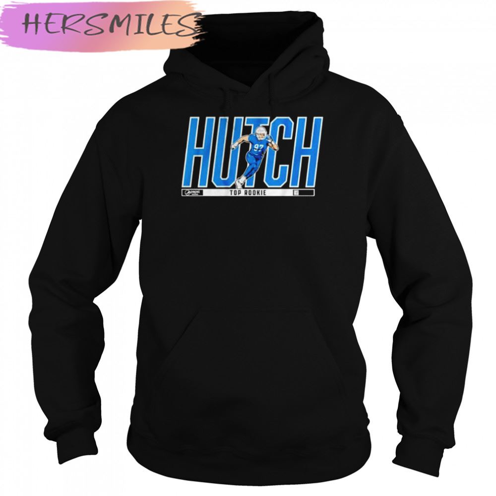 hutch 97 Aidan Hutchinson Detroit Lions Pepsi Top Rookie T-shirt hutch 97 Aidan Hutchinson Detroit Lions Pepsi Top Rookie T-shirt