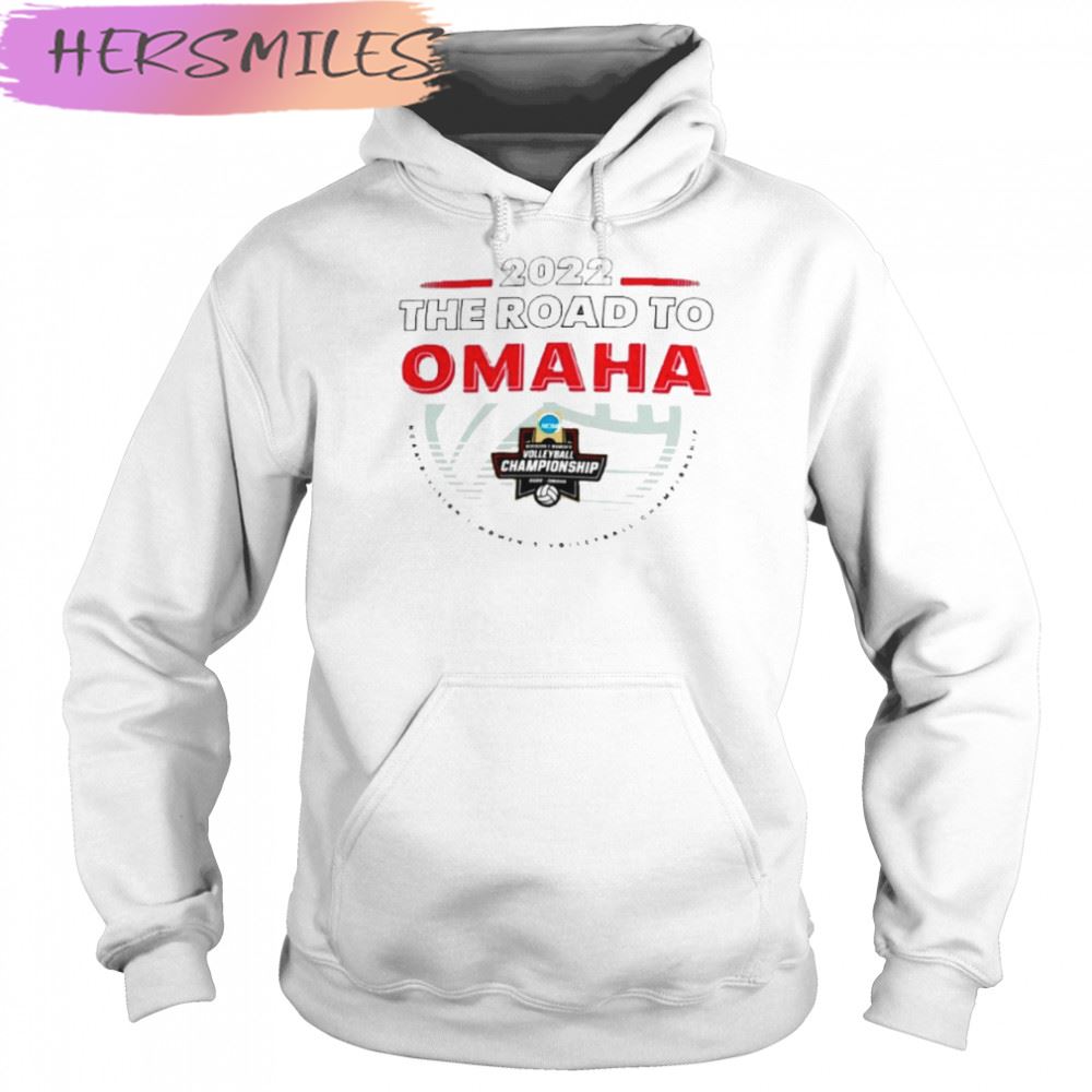 2022 The Road To Omaha NCAA Division I Women’s Volleyball Championship T-shirt 2022 The Road To Omaha NCAA Division I Women’s Volleyball Championship T-shirt