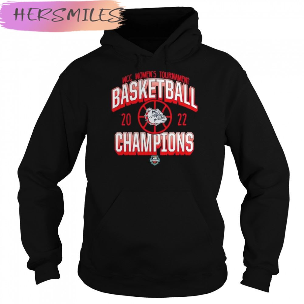 Gonzaga Bulldogs 2022 WCC Women’s Basketball Conference Tournament Champions T-Shirt Gonzaga Bulldogs 2022 WCC Women’s Basketball Conference Tournament Champions T-Shirt